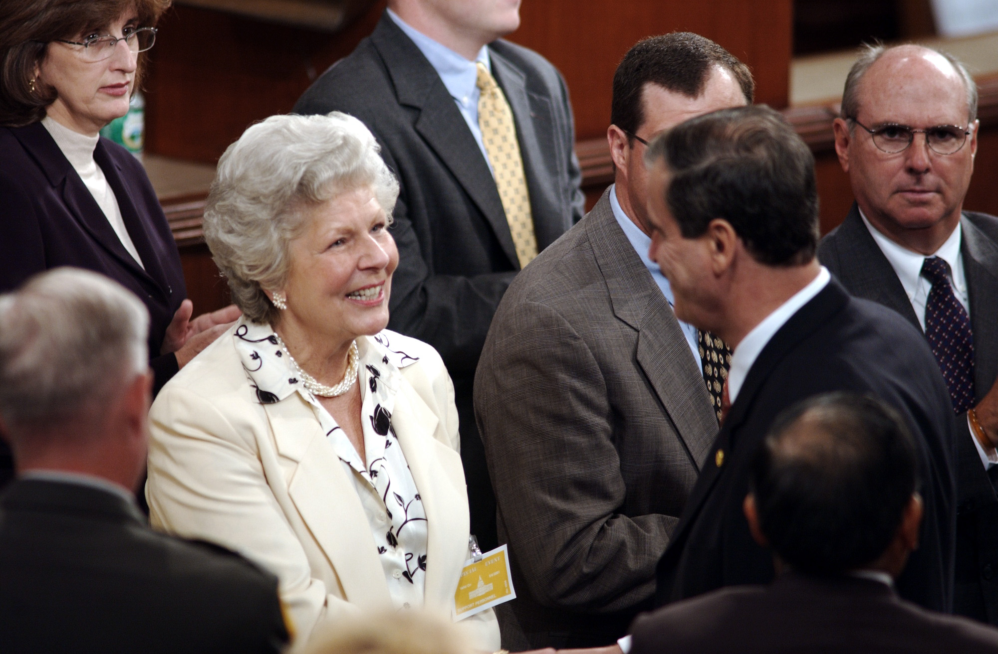 Mary M. Arnold with President of Mexico Vicente Fox Quesada