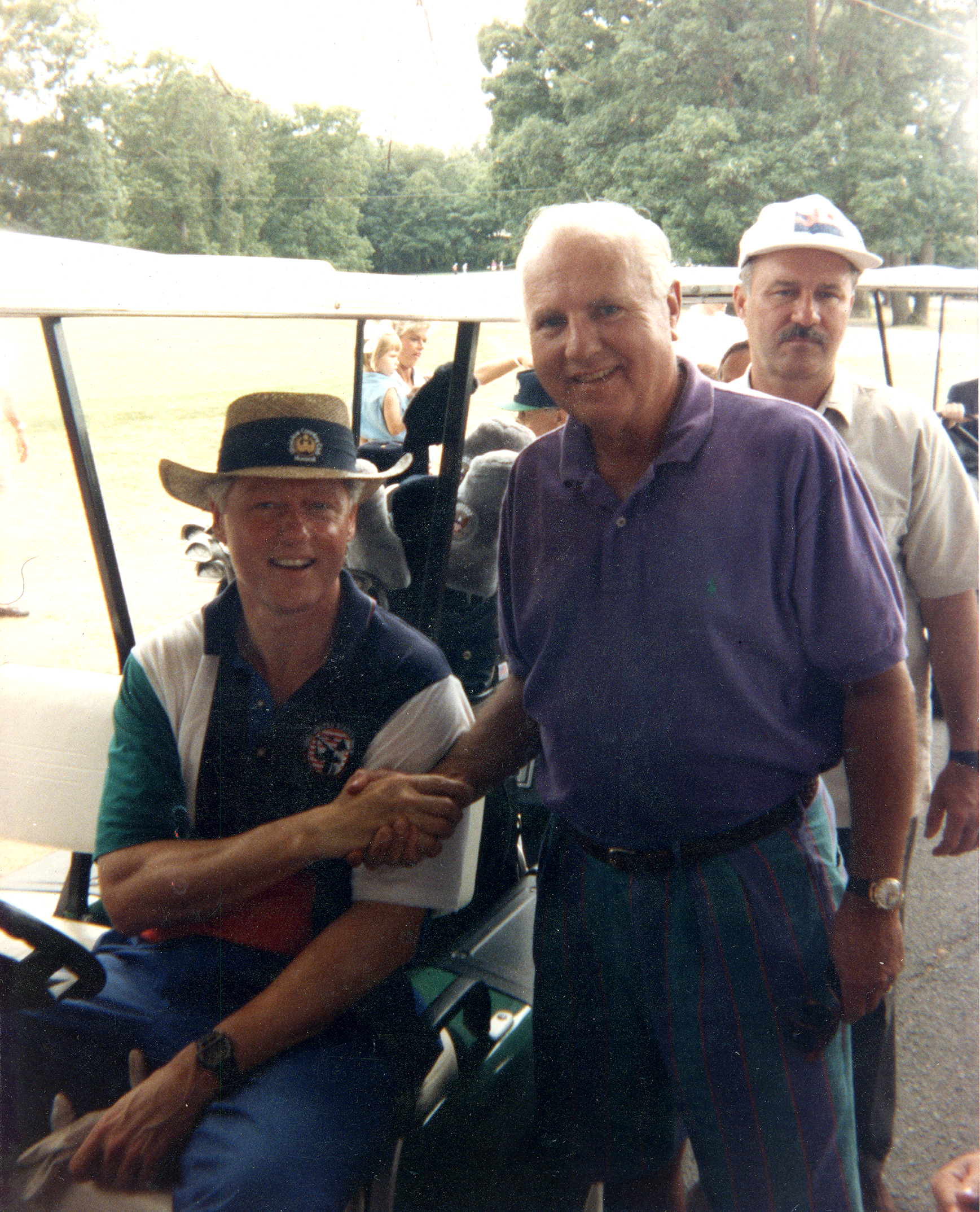 Ed Arnold & President William Bill Clinton at Army Navy Country Club