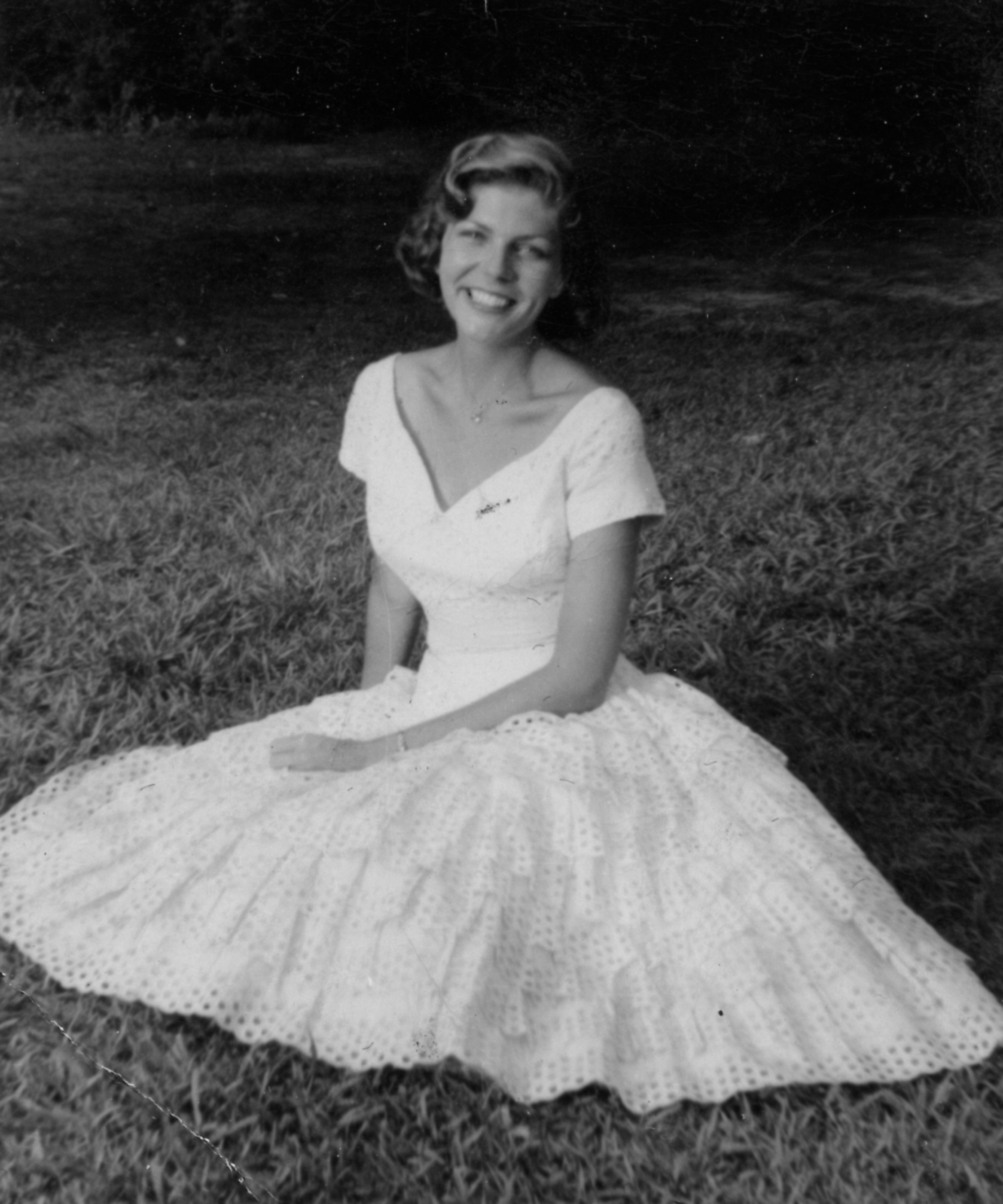 Mary Miller Cotton Carnival Lady in Waiting Portrait Photo 1950